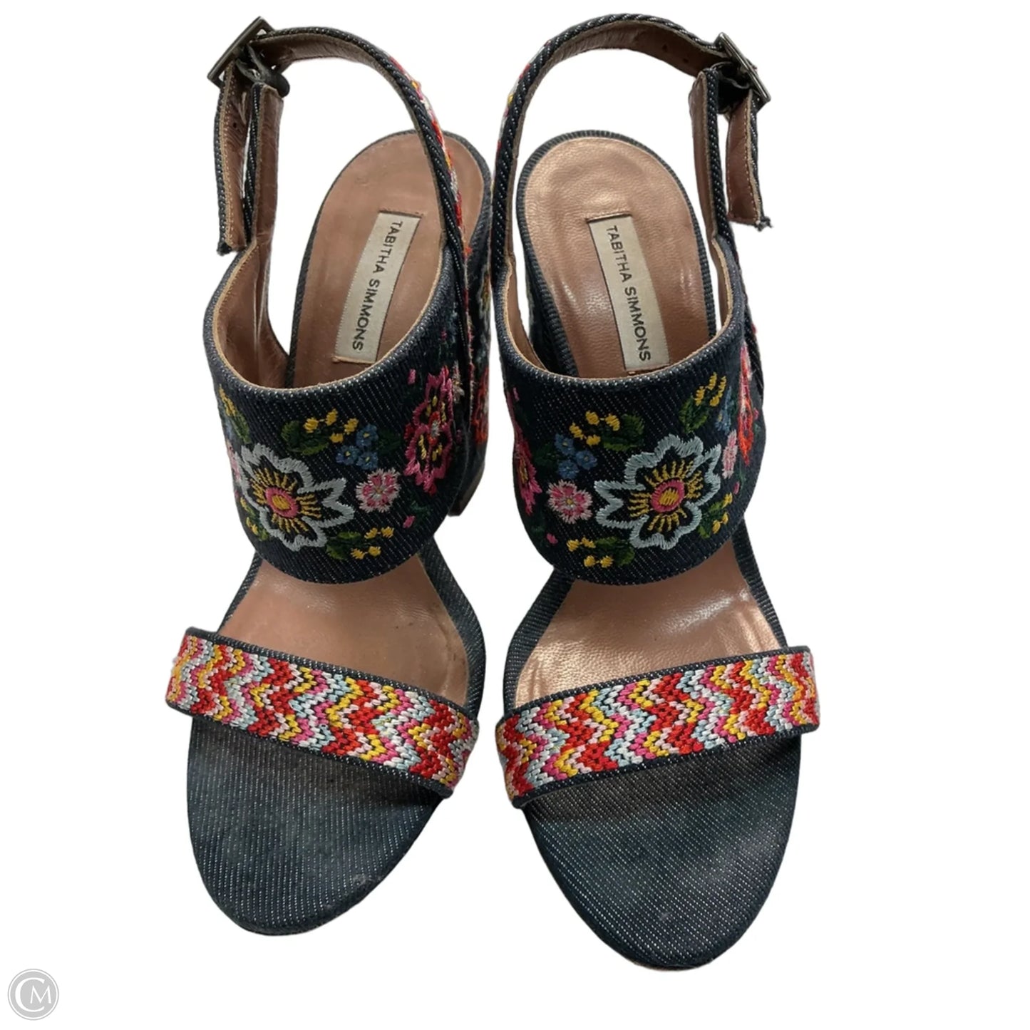 Shoes Heels Block By Tabitha In Blue, Size: 6
