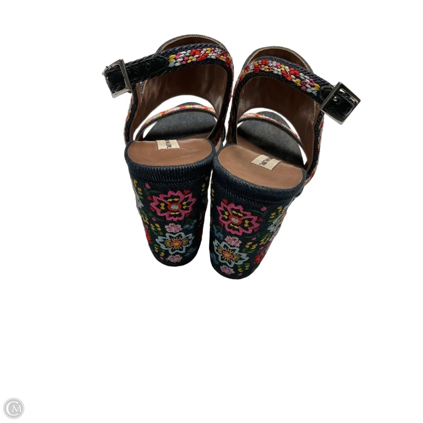 Shoes Heels Block By Tabitha In Blue, Size: 6