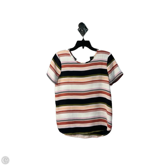 Top Short Sleeve By Ann Taylor In Multi-colored, Size: S