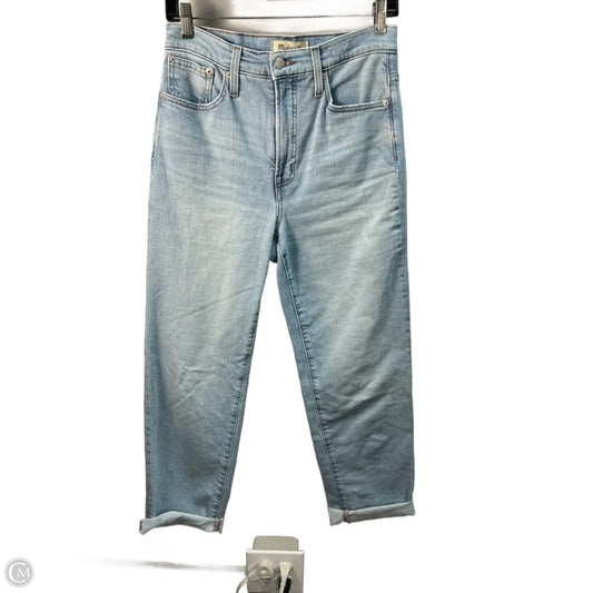 Jeans Straight By Madewell In Blue, Size: 4