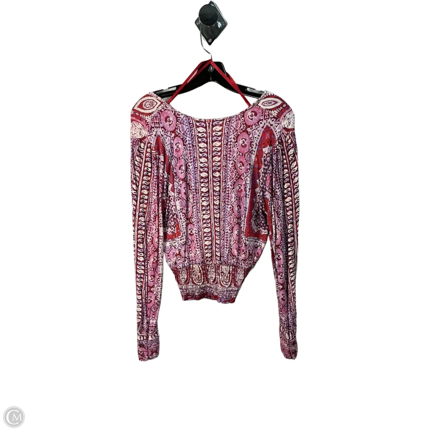 Top Long Sleeve By Free People In Red, Size: L
