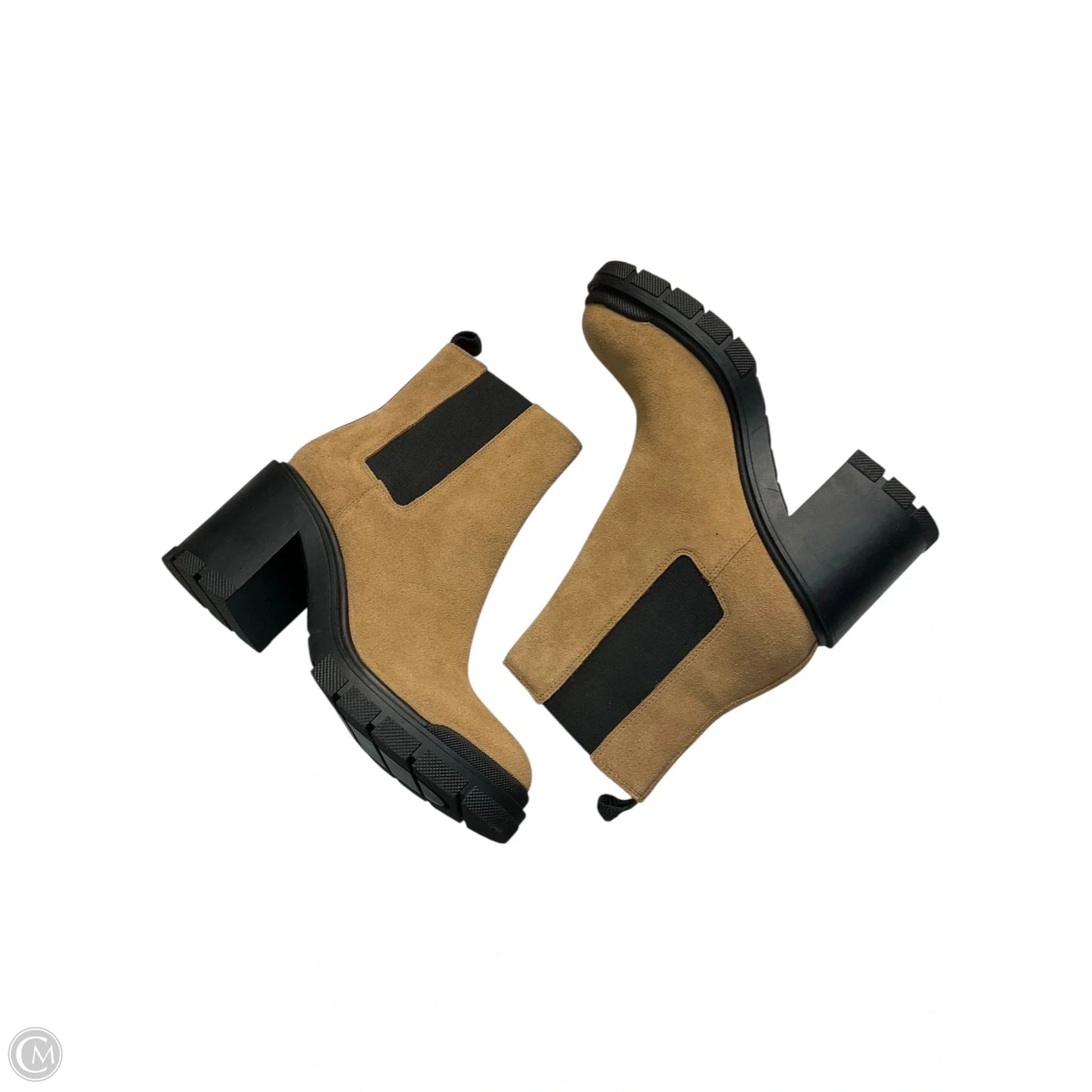 Boots Ankle Heels By Marc Fisher In Brown, Size: 7