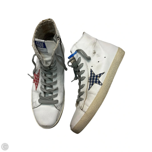 Shoes Luxury Designer By Golden Goose In White, Size: 9