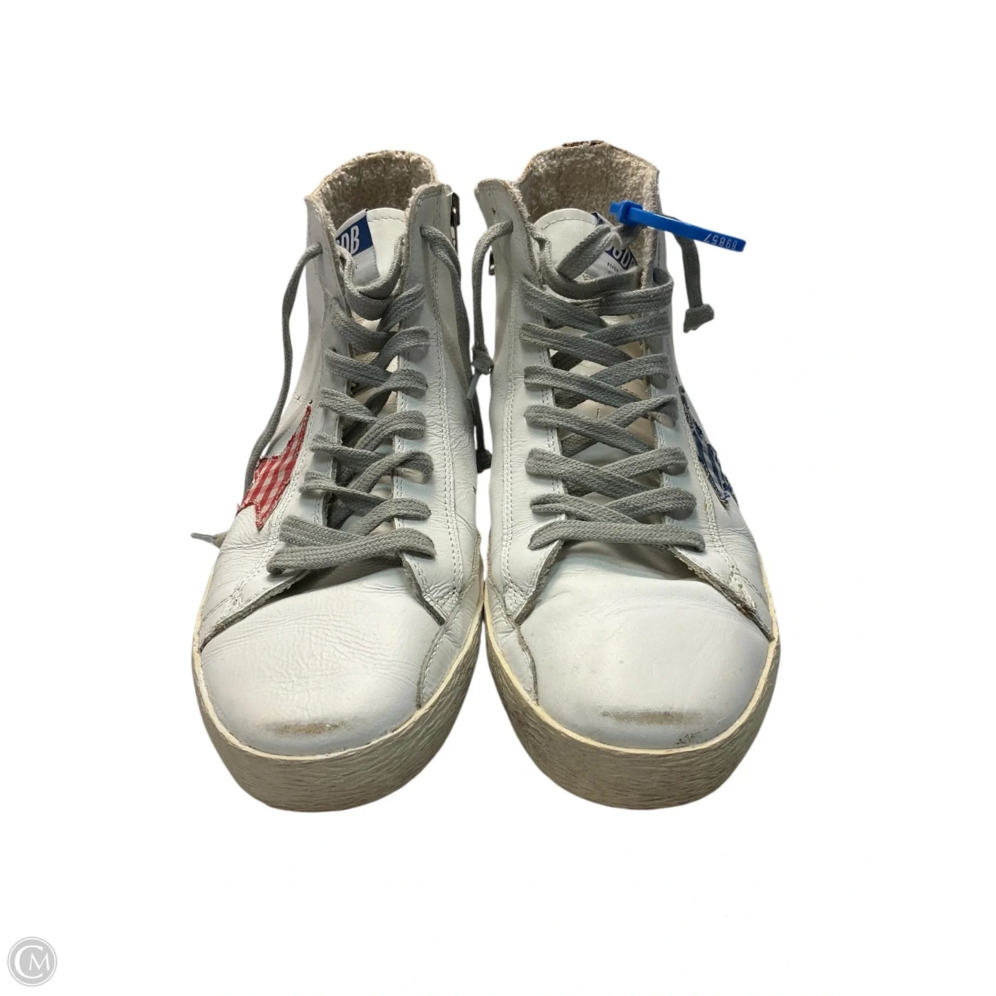 Shoes Luxury Designer By Golden Goose In White, Size: 9