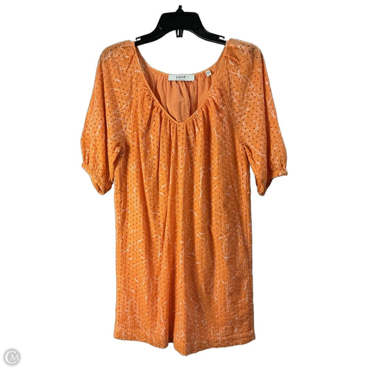 Dress Casual Midi By Joie In Orange, Size: Xs