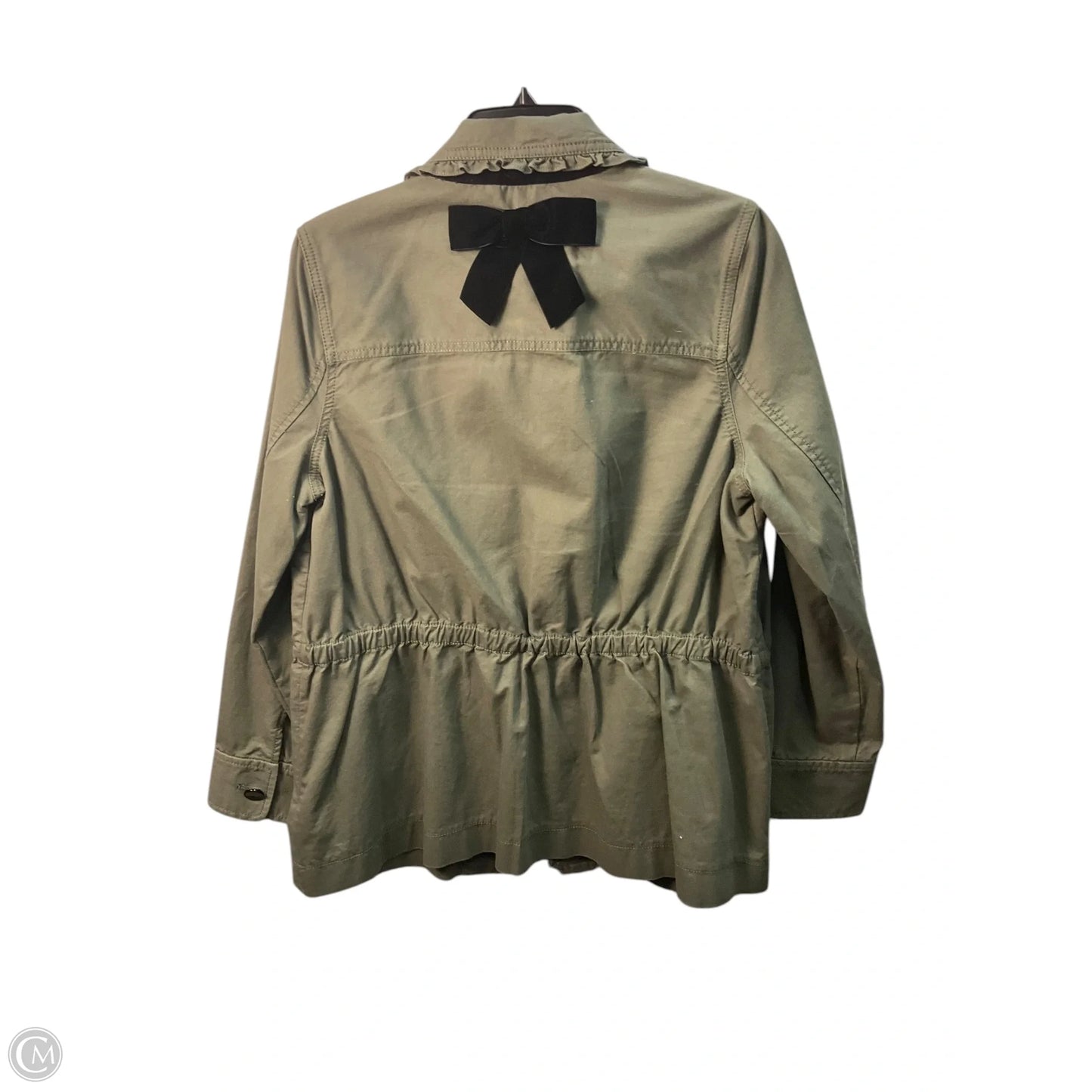 Jacket Designer By Kate Spade In Green, Size: M