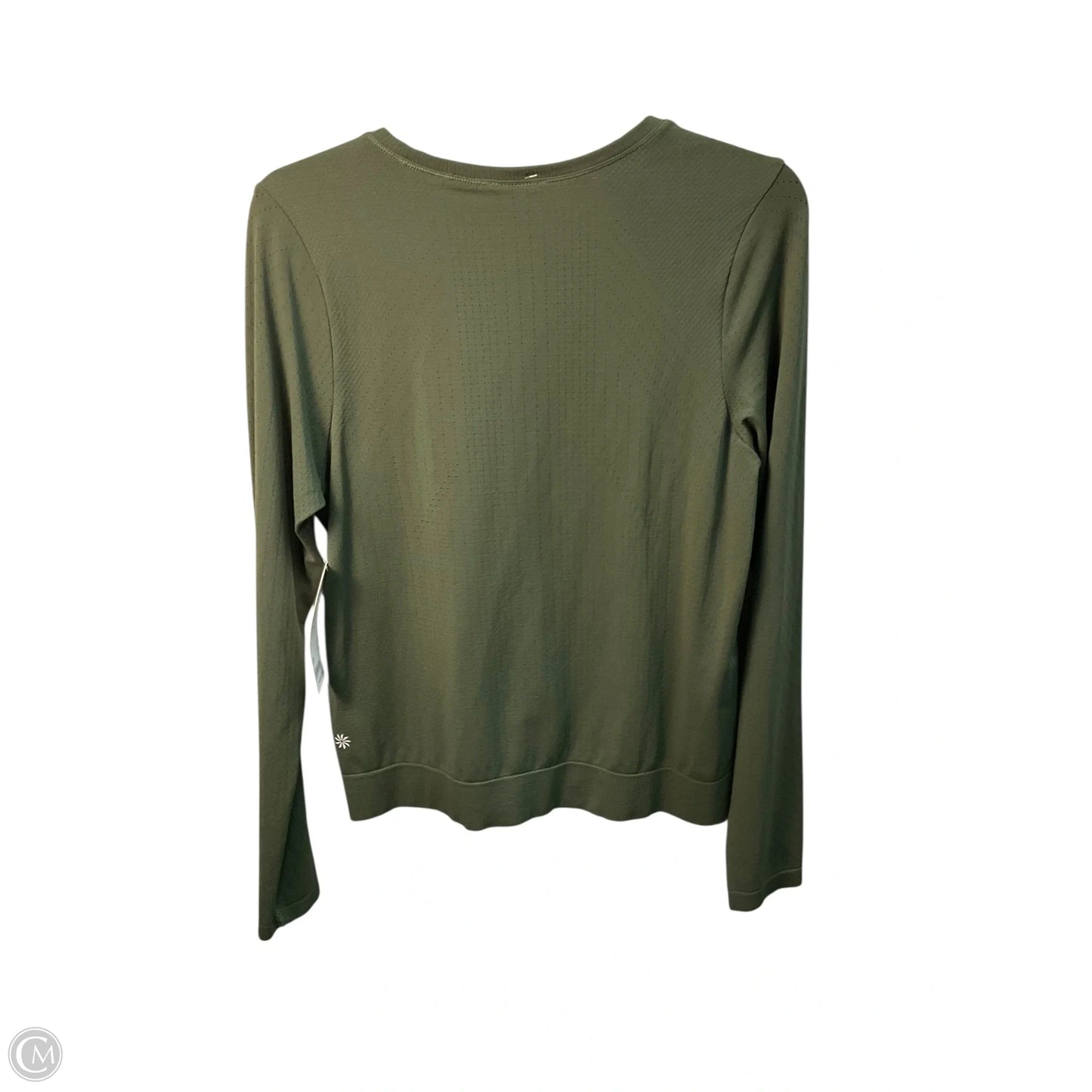 Athletic Top Long Sleeve Crewneck By Athleta In Green, Size: M