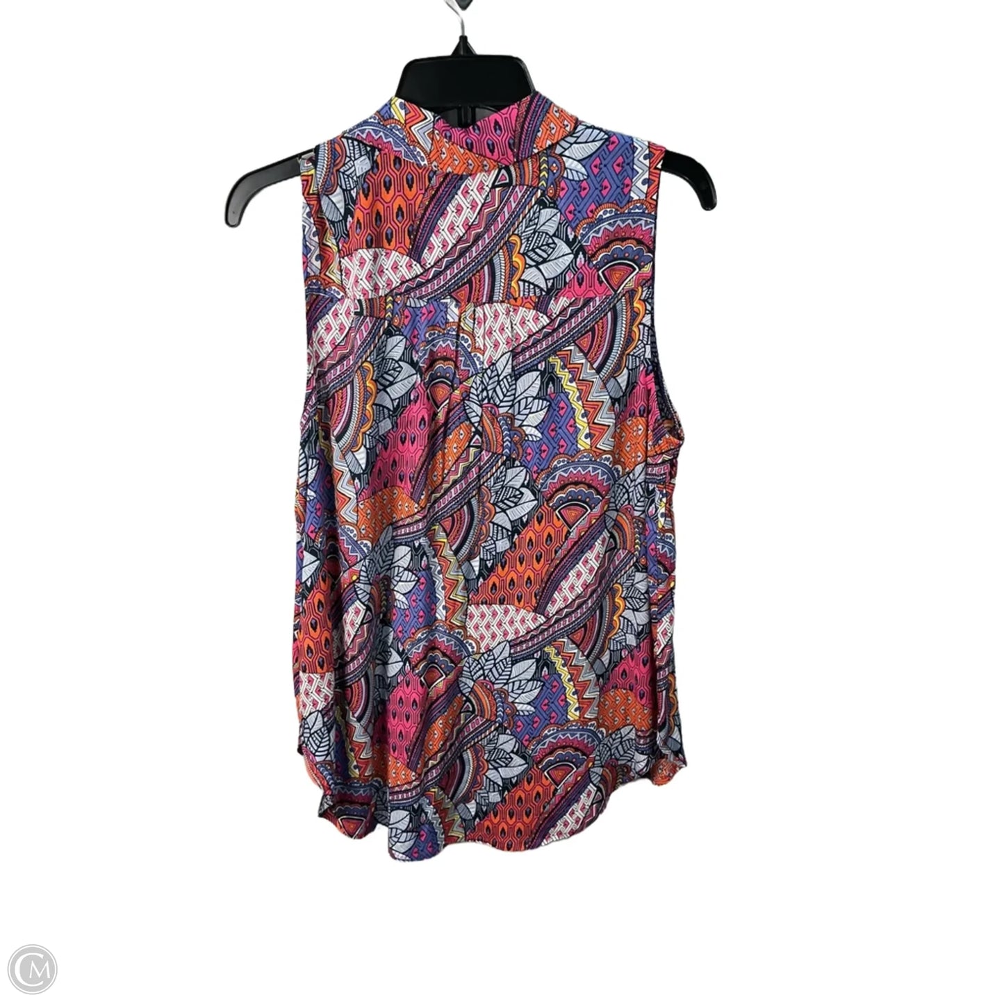 Top Sleeveless By Maeve In Multi-colored, Size: M