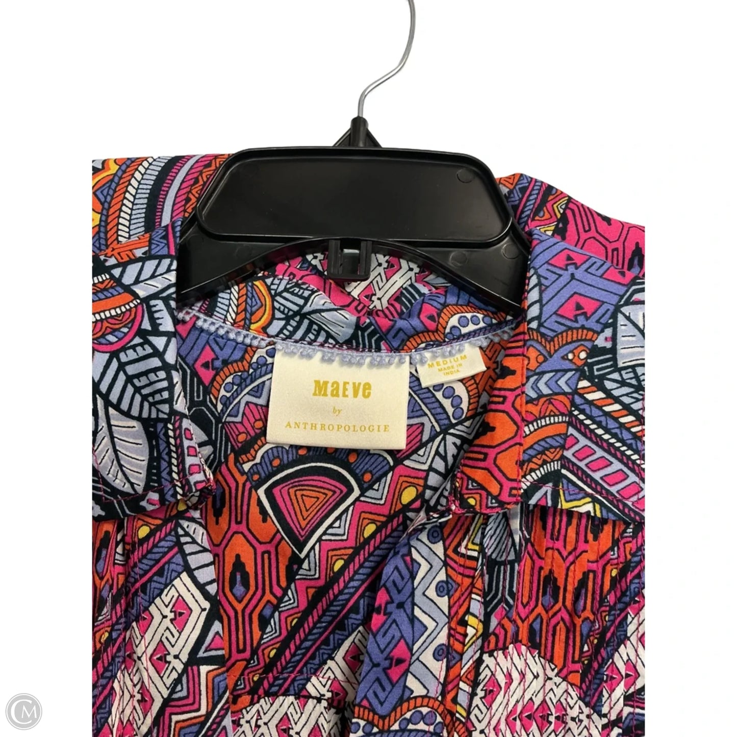 Top Sleeveless By Maeve In Multi-colored, Size: M