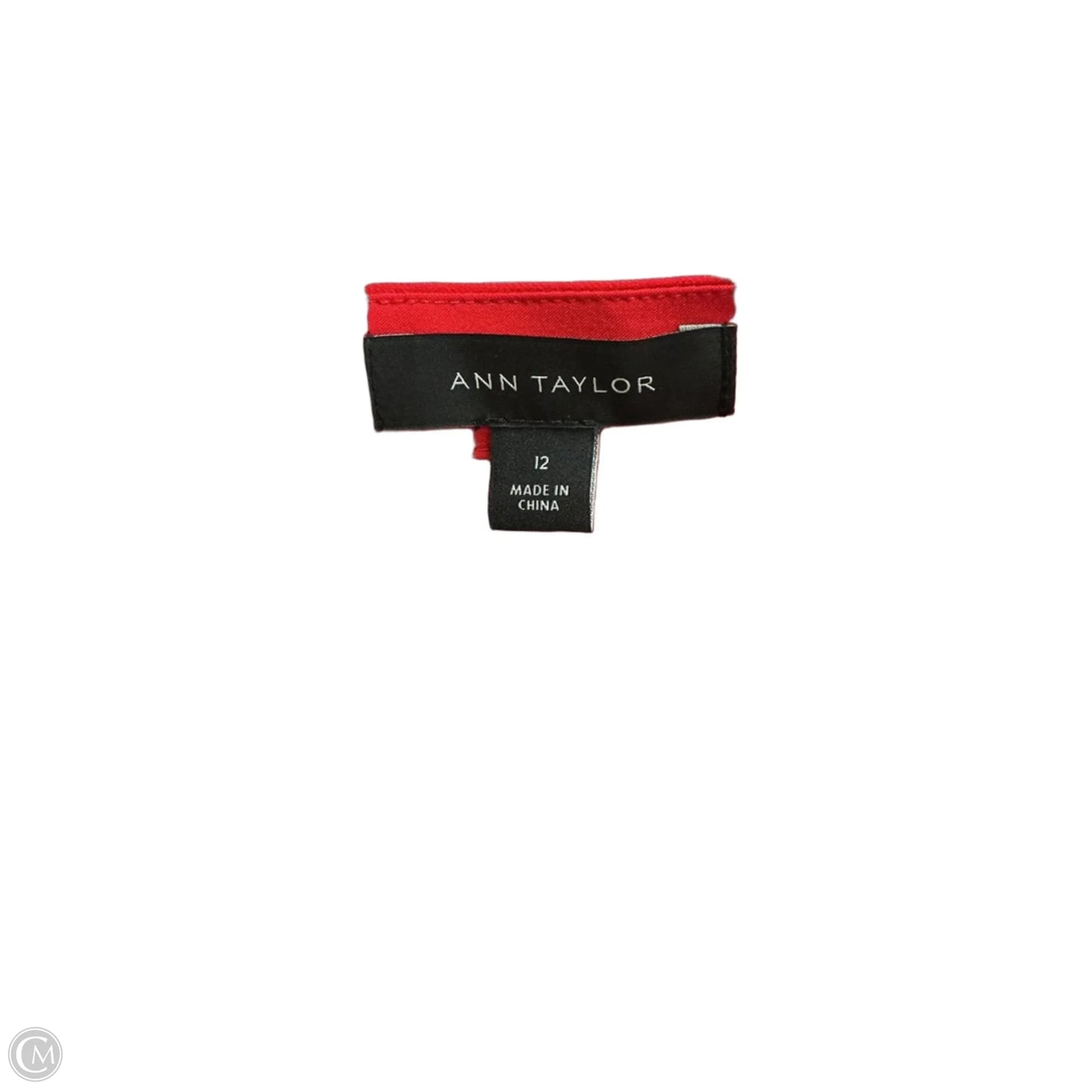 Skirt Midi By Ann Taylor In Red, Size: 12
