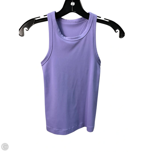 Athletic Tank Top By Lululemon In Purple, Size: S