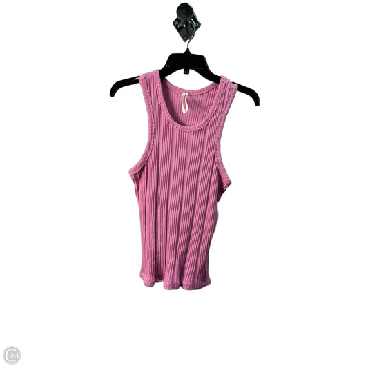 Top Sleeveless By Anthropologie In Pink, Size: M