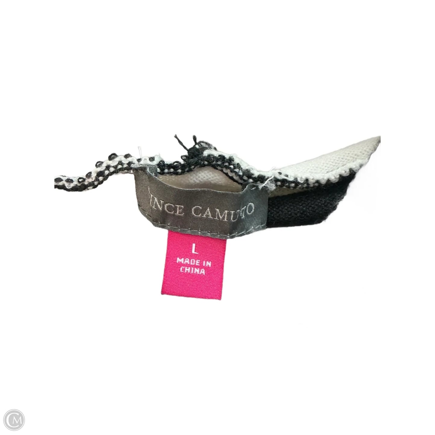 Top Sleeveless By Vince Camuto In Striped Pattern, Size: L