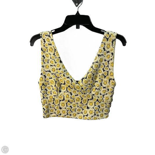 Top Sleeveless By Maeve In Yellow, Size: S