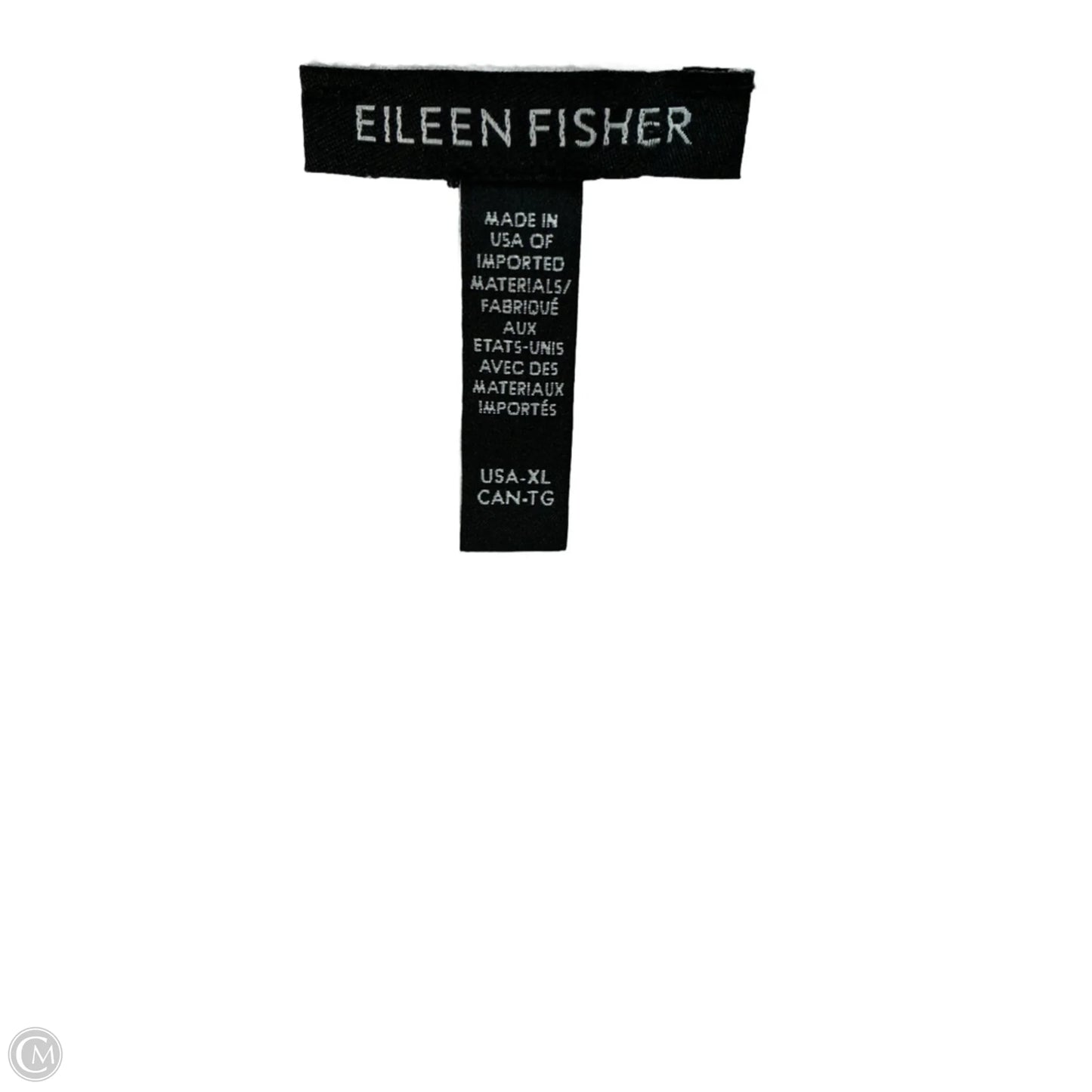 Top Short Sleeve Basic By Eileen Fisher In White, Size: Xl