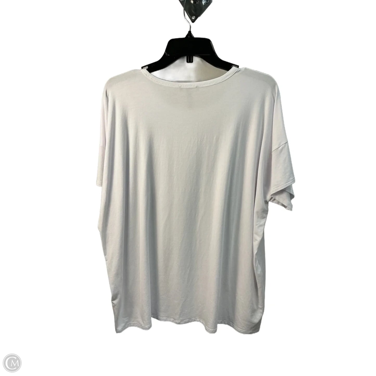 Top Short Sleeve Basic By Eileen Fisher In White, Size: Xl