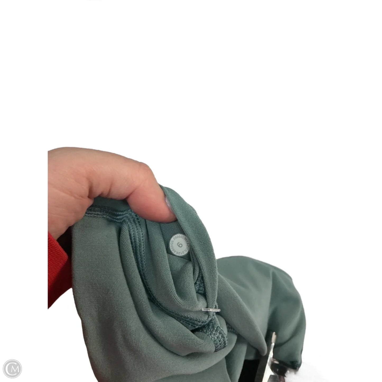 Athletic Shorts By Lululemon In Green, Size: 6