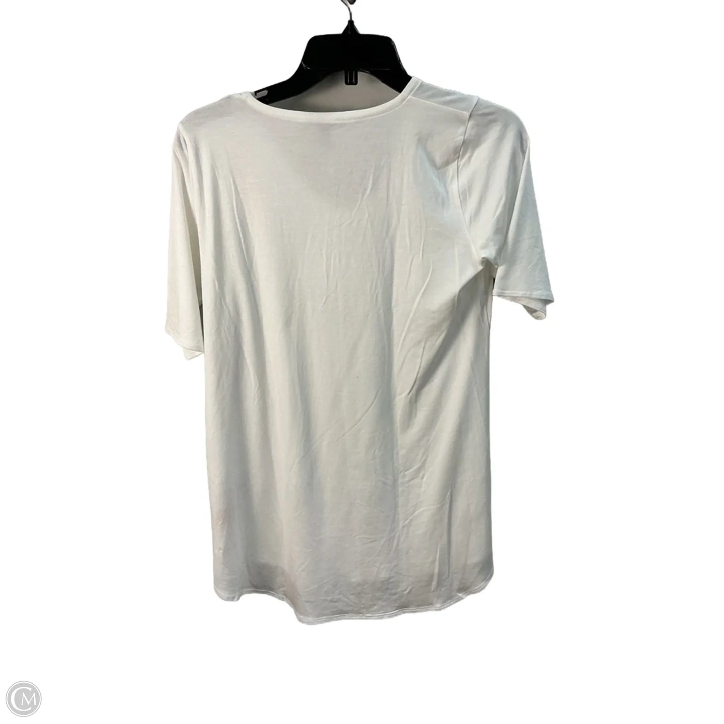 Top Short Sleeve Basic By Eileen Fisher In White, Size: Xs
