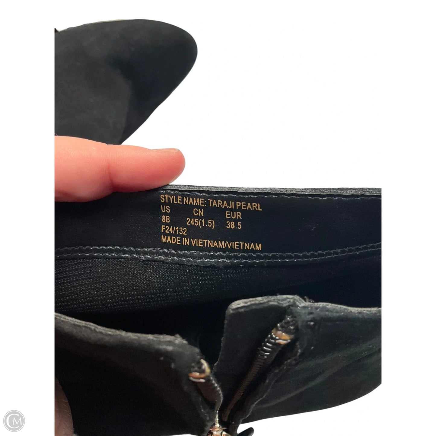 Boots Designer By Kate Spade In Black, Size: 8