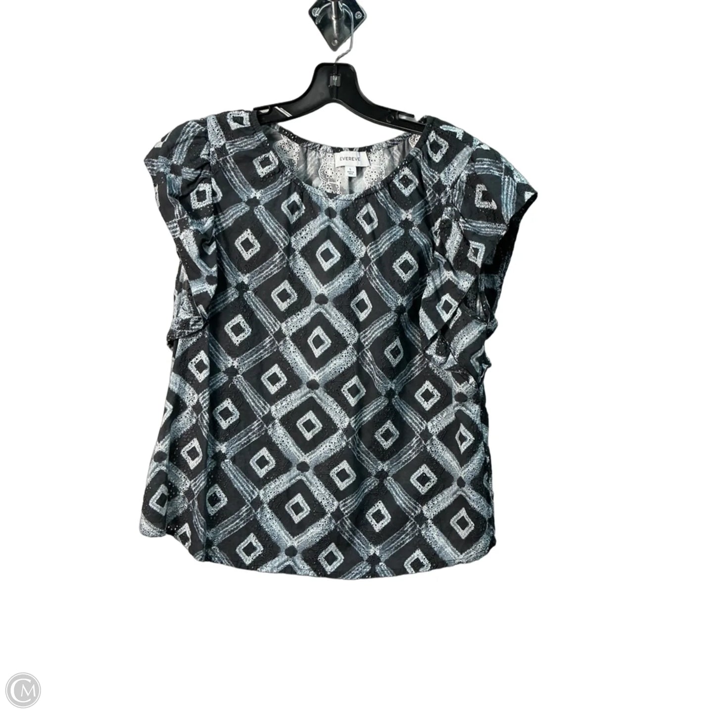 Top Sleeveless By Evereve In Blue, Size: L