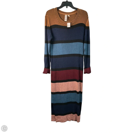 Dress Casual Maxi By Dolan Left Coast In Multi-colored, Size: Xl