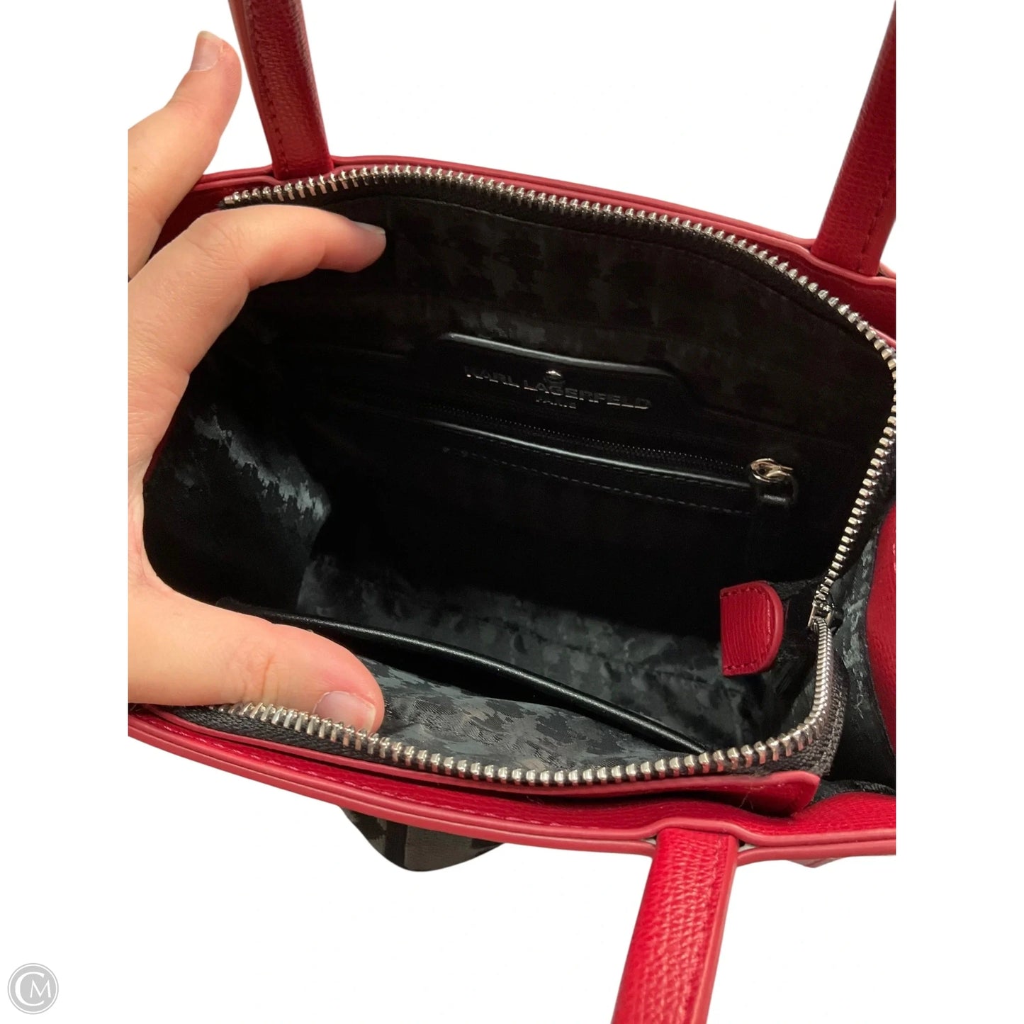Crossbody Designer By Karl Lagerfeld, Size: Medium