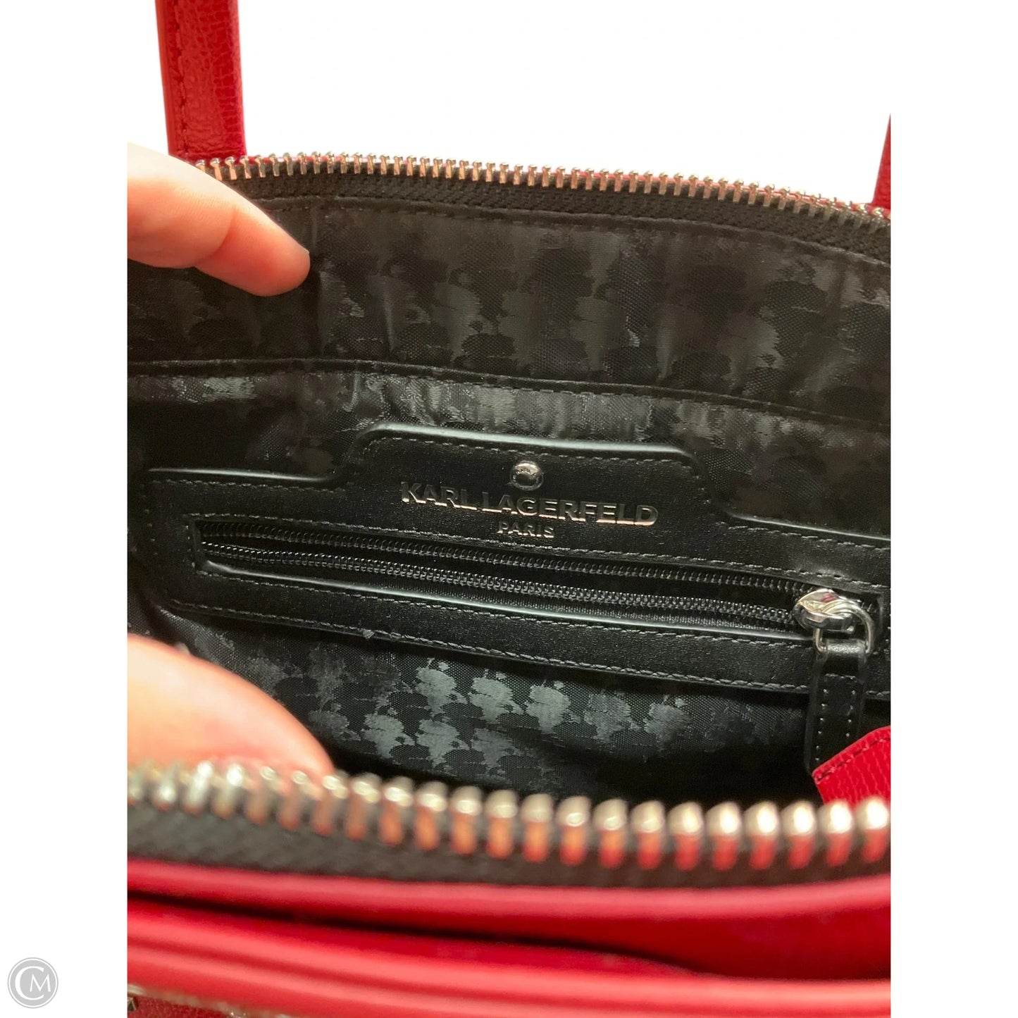 Crossbody Designer By Karl Lagerfeld, Size: Medium