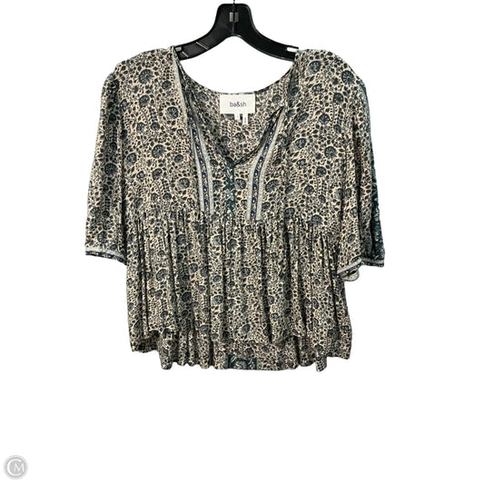 Top Long Sleeve By Bloomingdales In Brown, Size: S