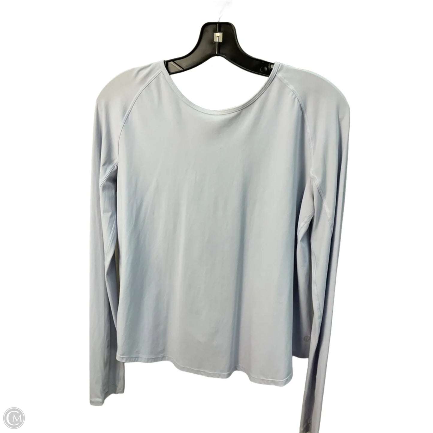 Athletic Top Long Sleeve Crewneck By Lululemon In Blue, Size: L