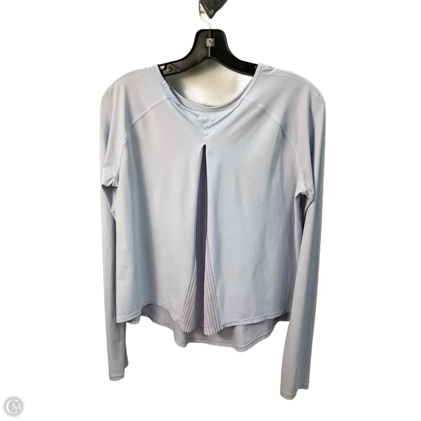 Athletic Top Long Sleeve Crewneck By Lululemon In Blue, Size: L