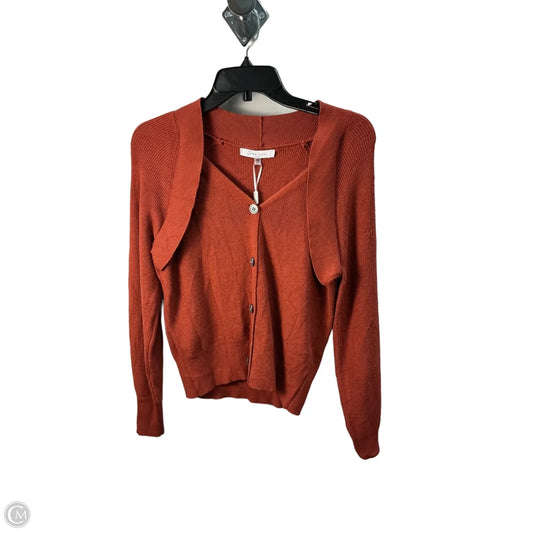 Top Long Sleeve By Sioni In Orange, Size: Xs