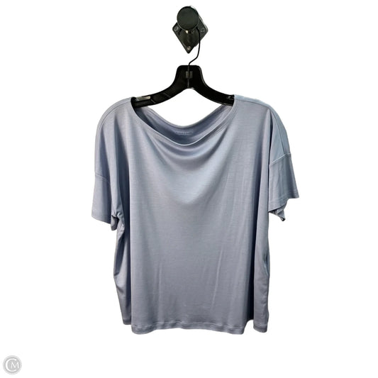 Top Short Sleeve By Eileen Fisher In Blue, Size: S