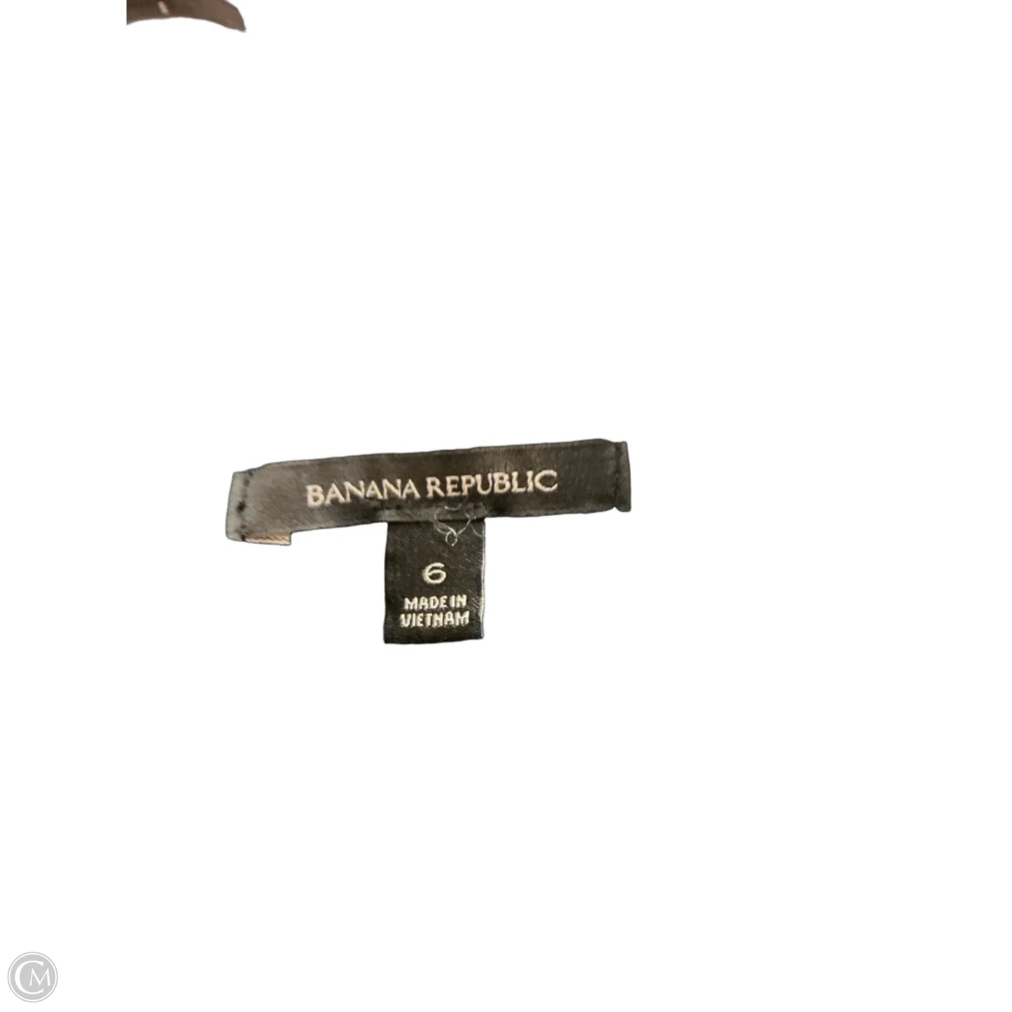 Top Sleeveless By Banana Republic In Black, Size: S