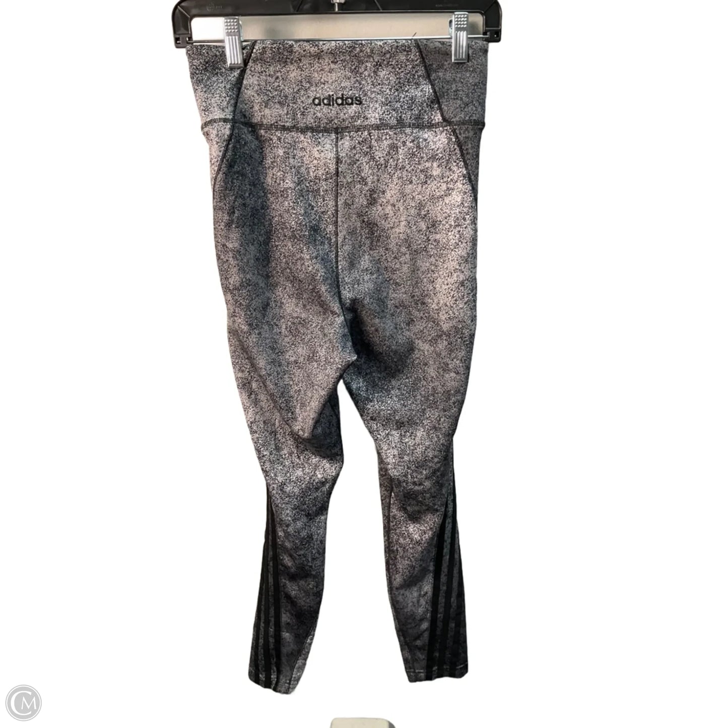 Athletic Leggings By Adidas In Black, Size: S