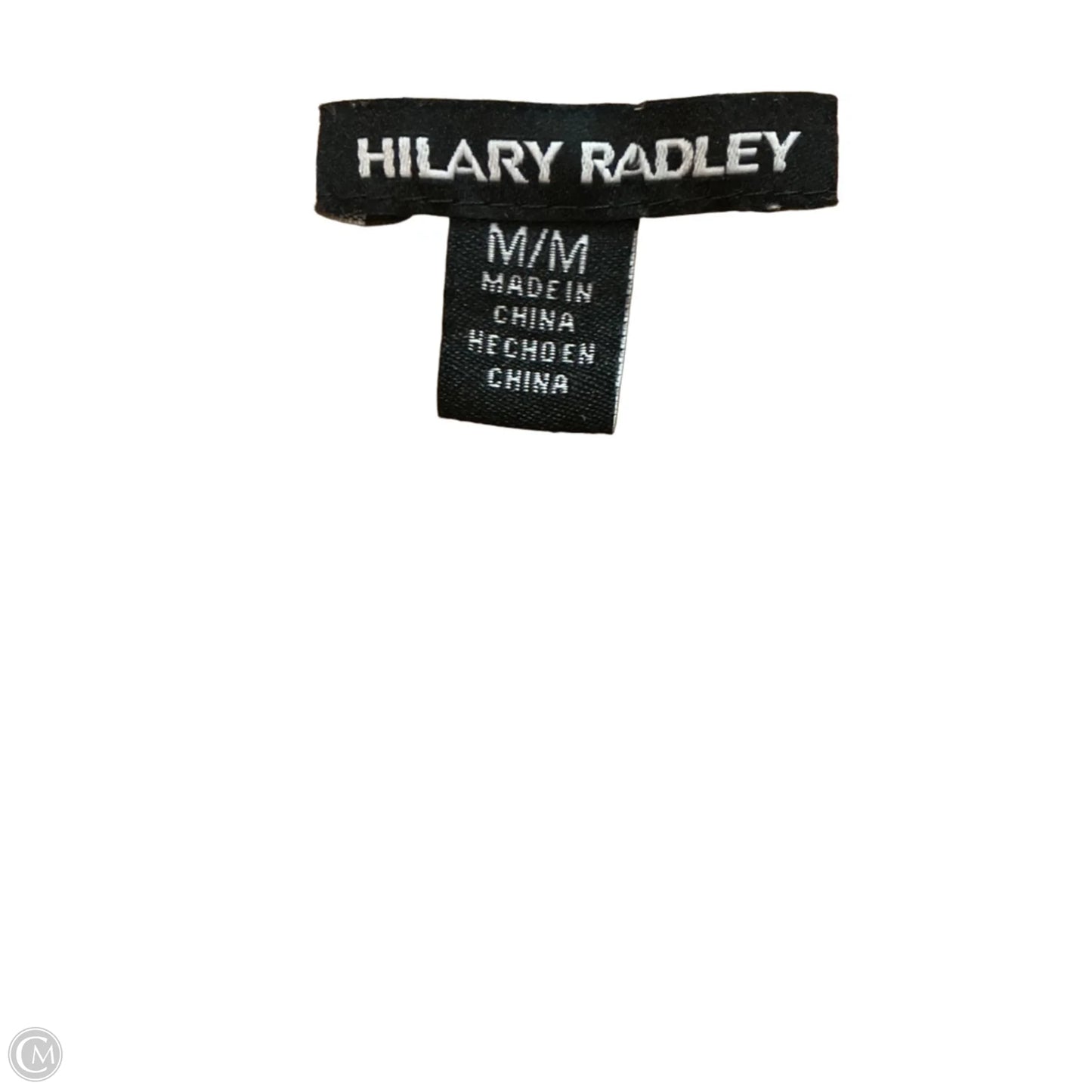 Top Short Sleeve By Hilary Radley In Yellow, Size: M