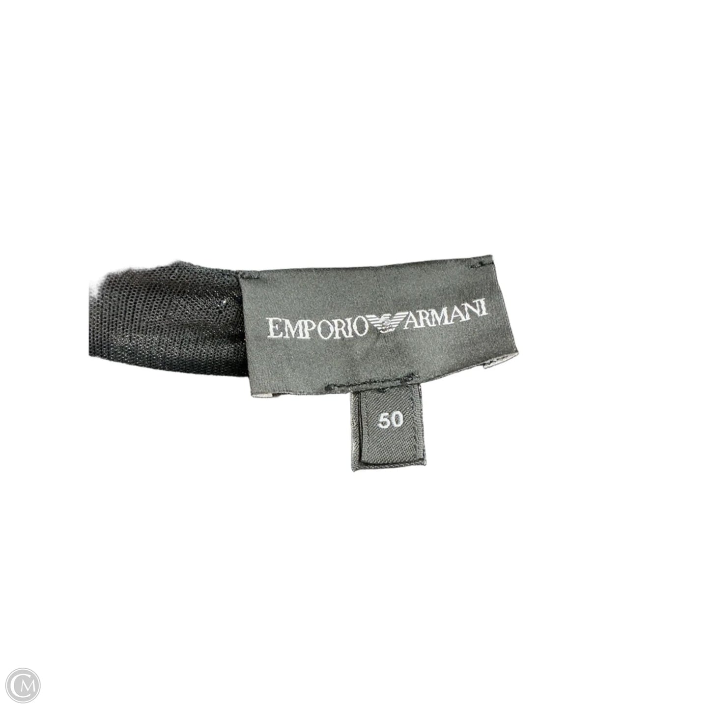 Dress Casual Maxi By Emporio Armani In Black, Size: Xl