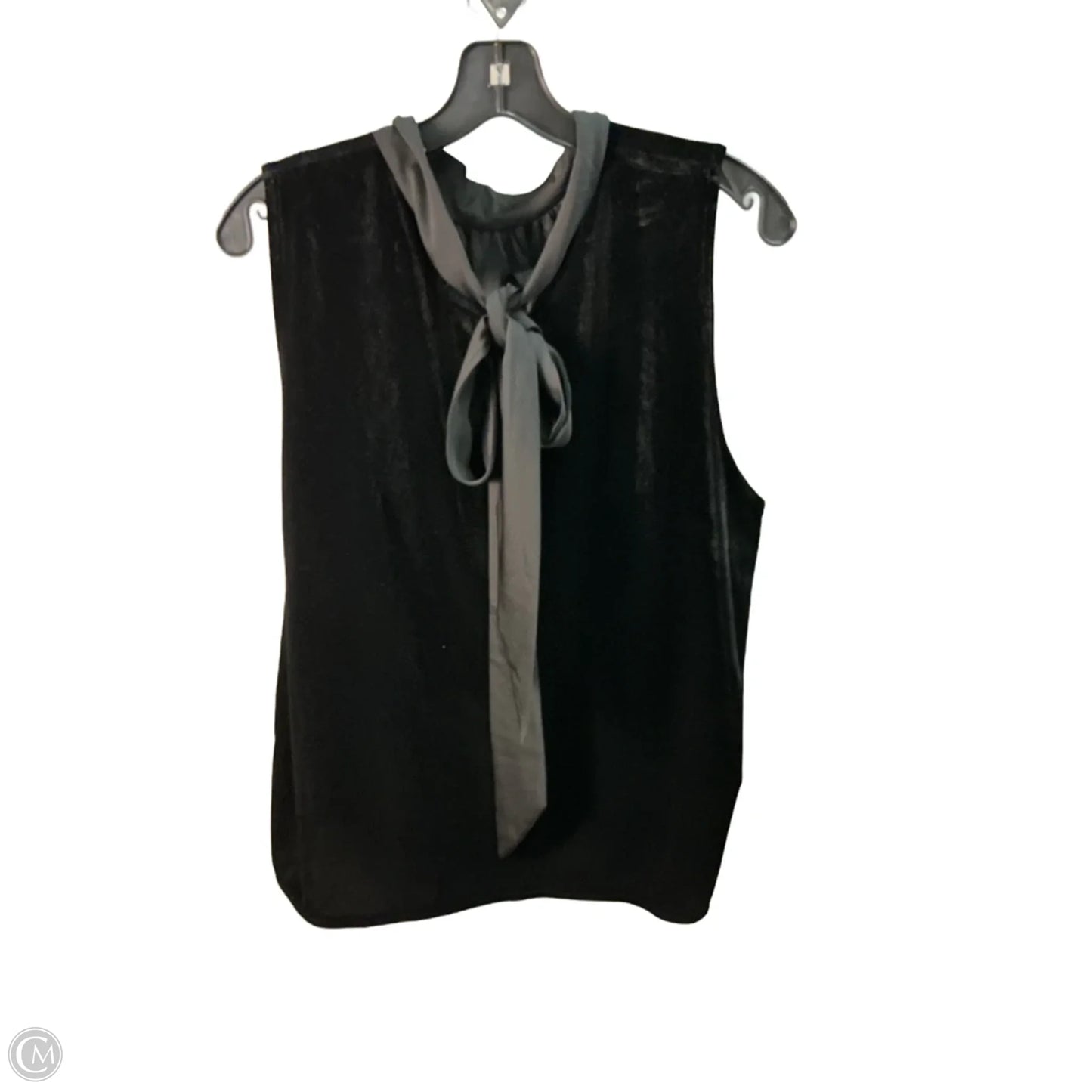 Top Sleeveless Designer By Karl Lagerfeld In Black, Size: Xl