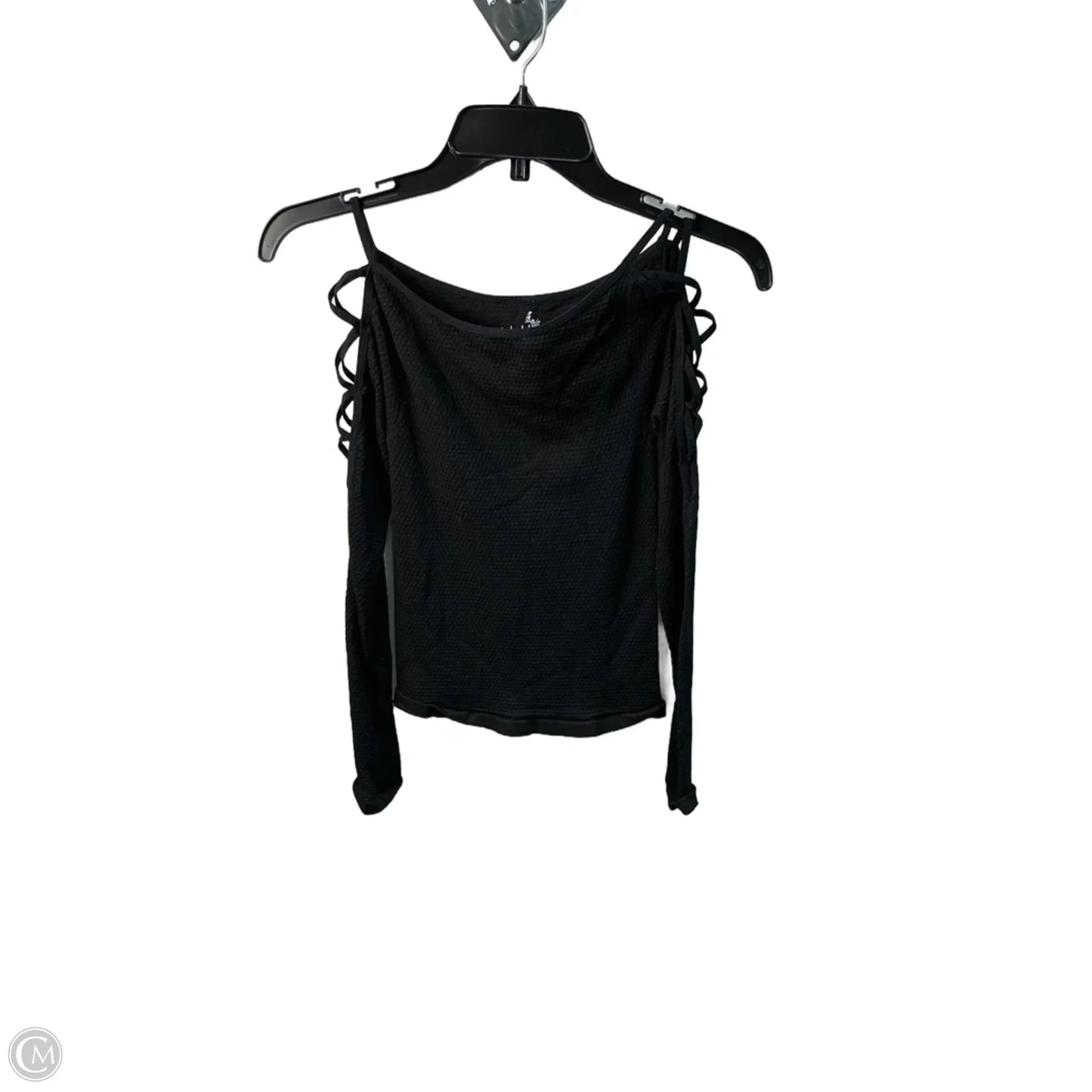 Top Long Sleeve By Free People In Black, Size: Xs