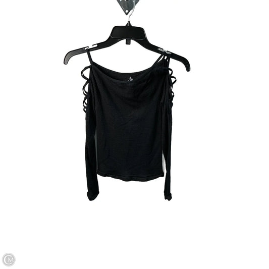 Top Long Sleeve By Free People In Black, Size: Xs