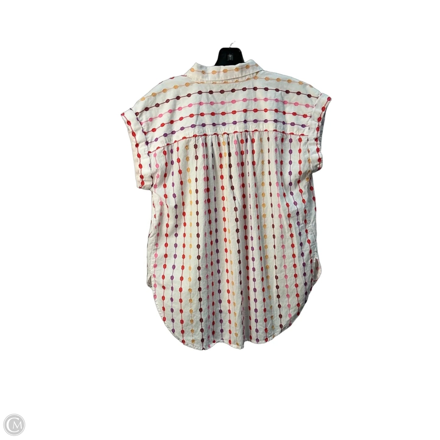 Top Sleeveless By Loft In White, Size: S