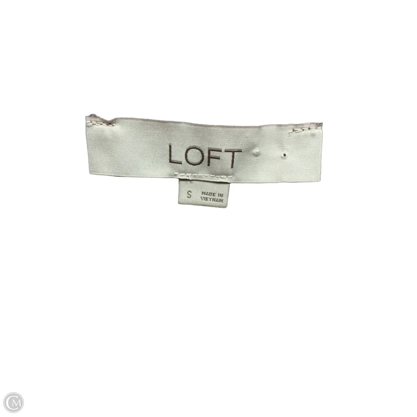 Top Short Sleeve By Loft In Orange, Size: S