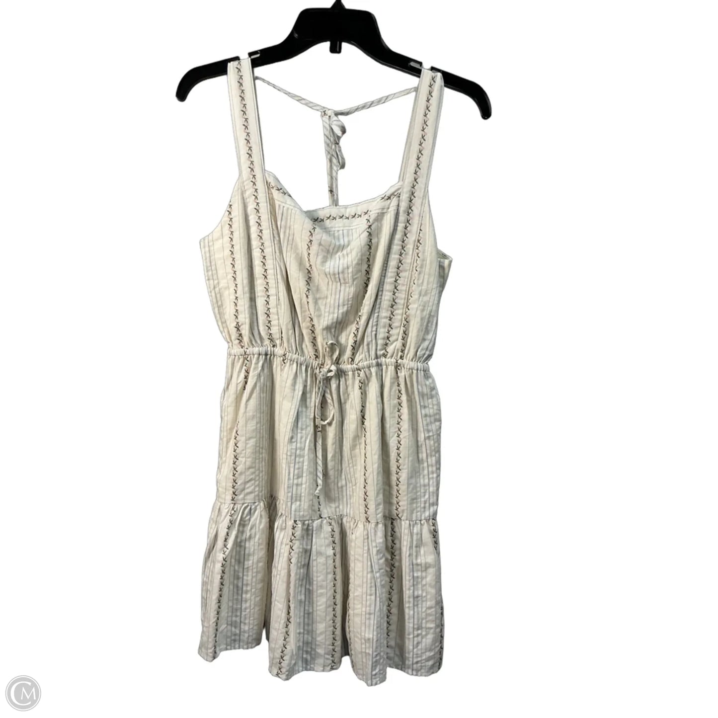 Dress Casual Midi By Storia In Cream, Size: M