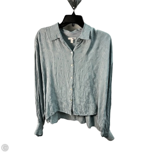 Top Long Sleeve By Clothes Mentor In Blue, Size: M