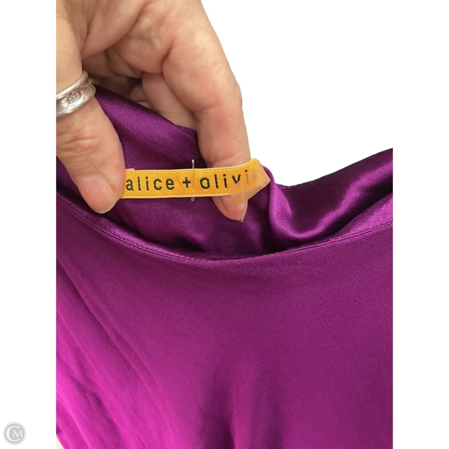 Dress Designer By Alice + Olivia In Purple, Size: S