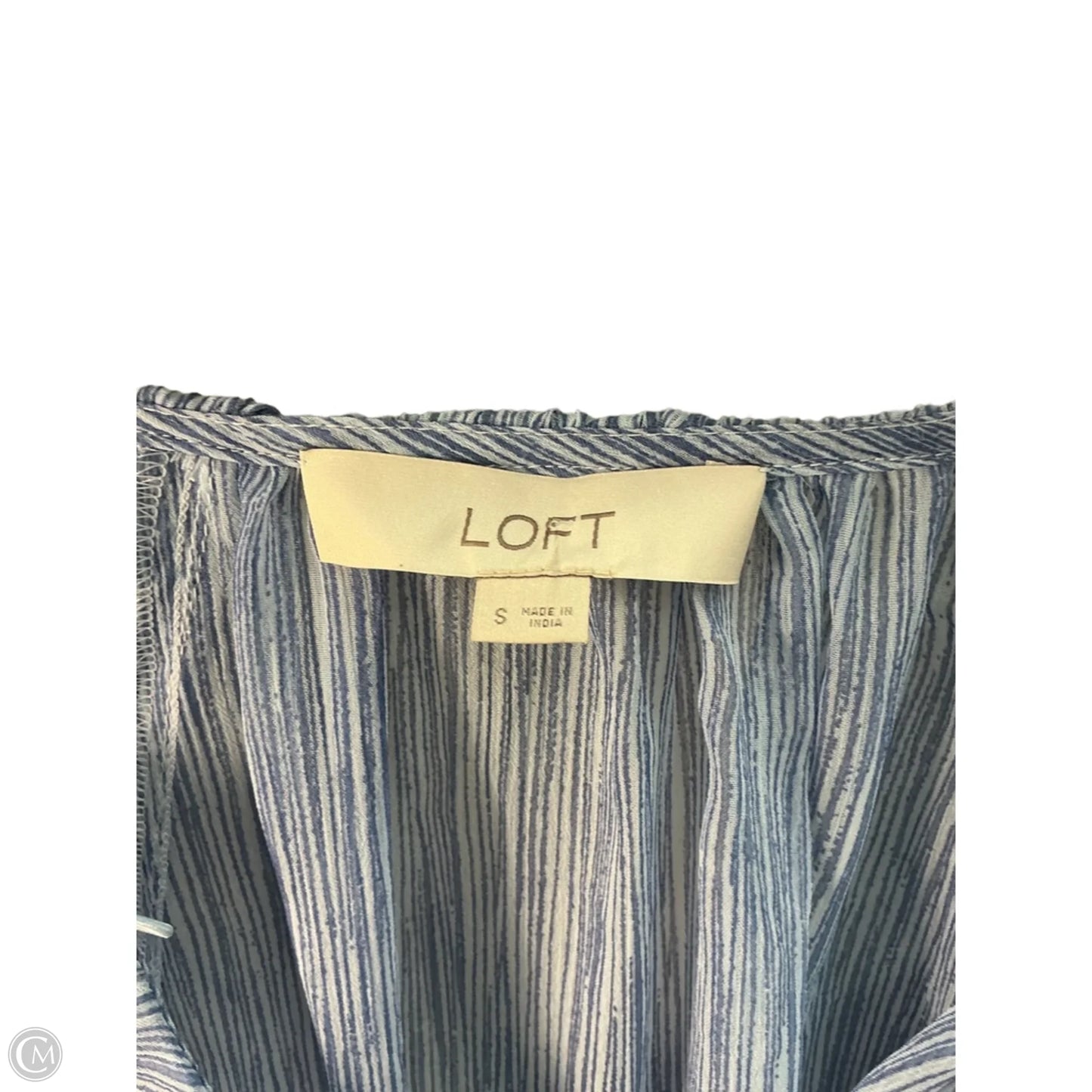 Top Long Sleeve By Loft In Blue, Size: S