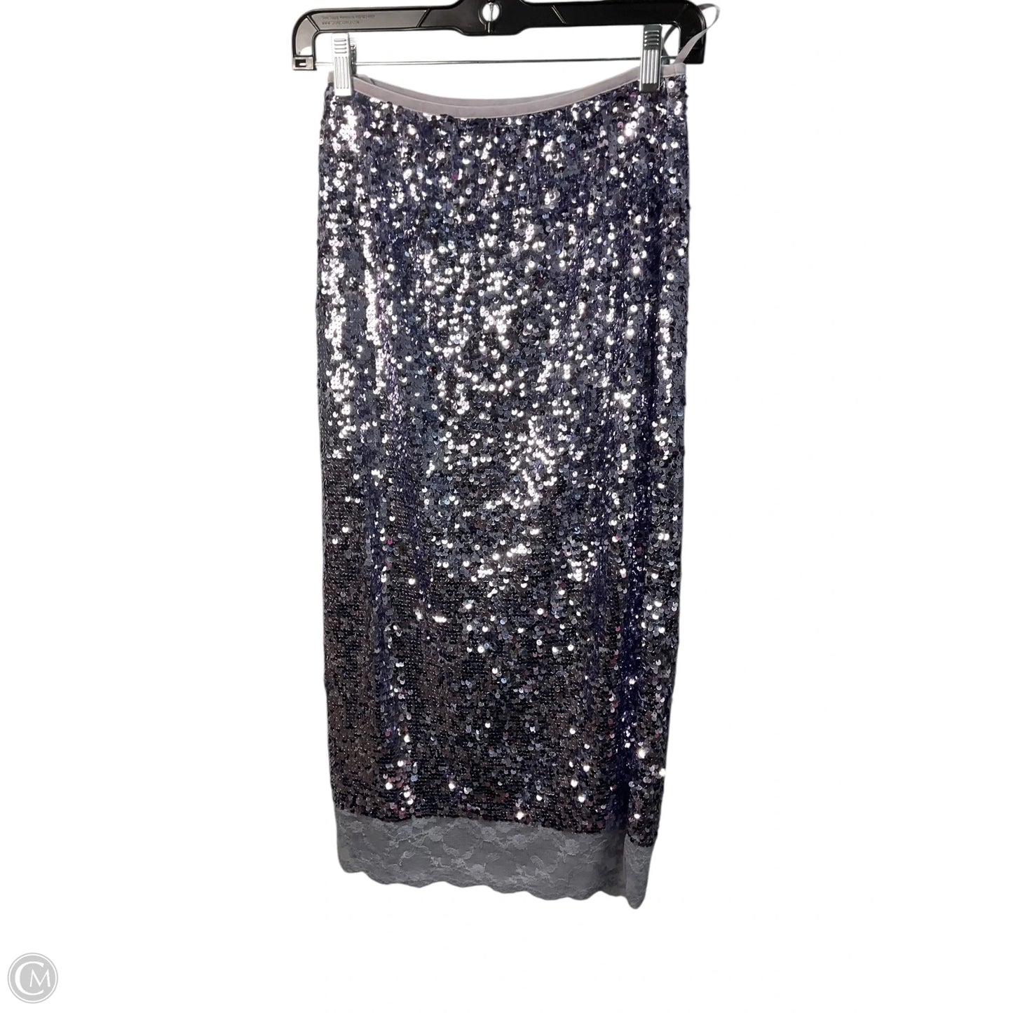 Skirt Midi By Anthropologie In Purple, Size: Xs