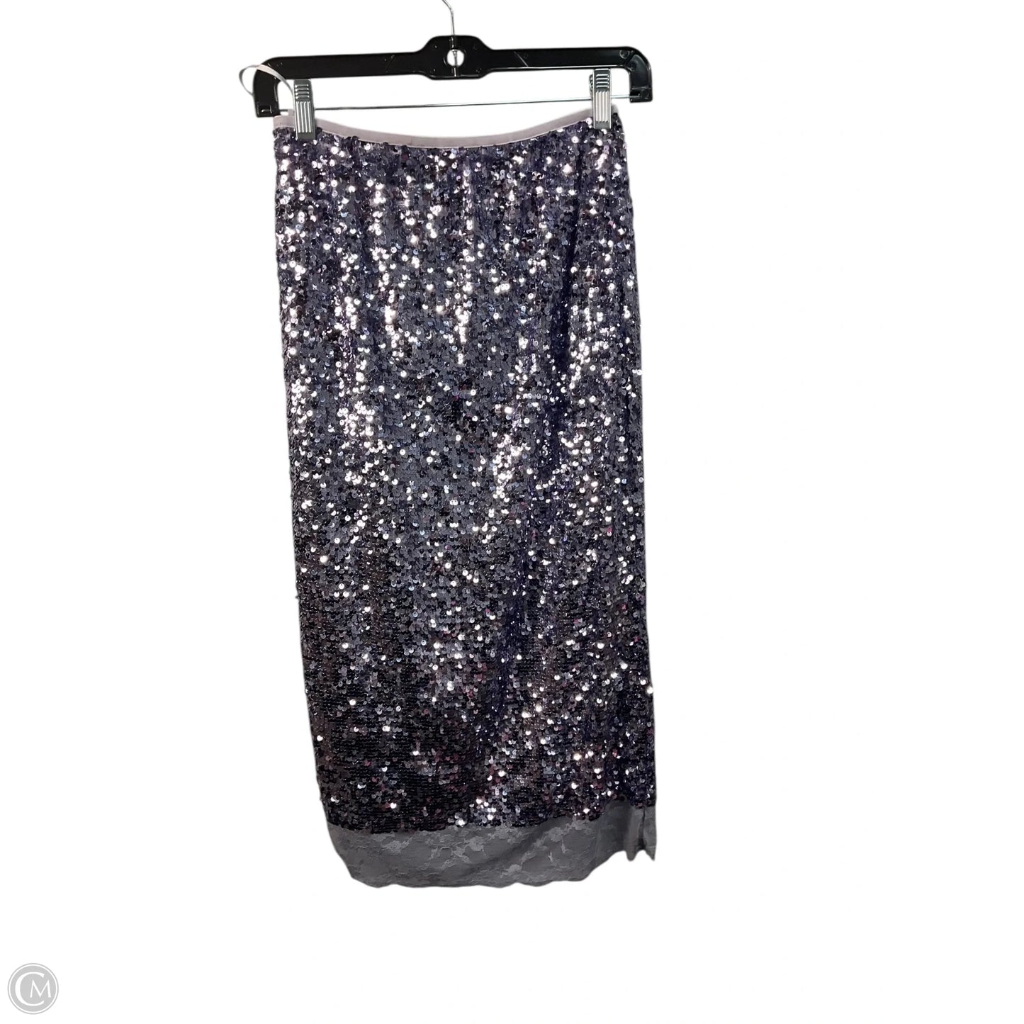 Skirt Midi By Anthropologie In Purple, Size: Xs