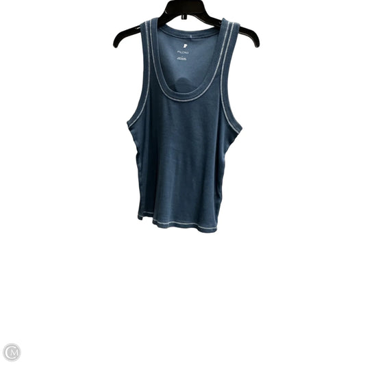 Top Sleeveless By Pilcro In Blue, Size: L
