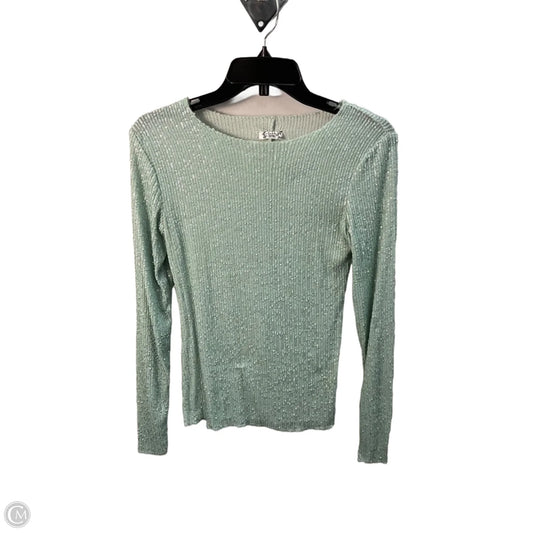 Top Long Sleeve By Free People In Green, Size: Xs