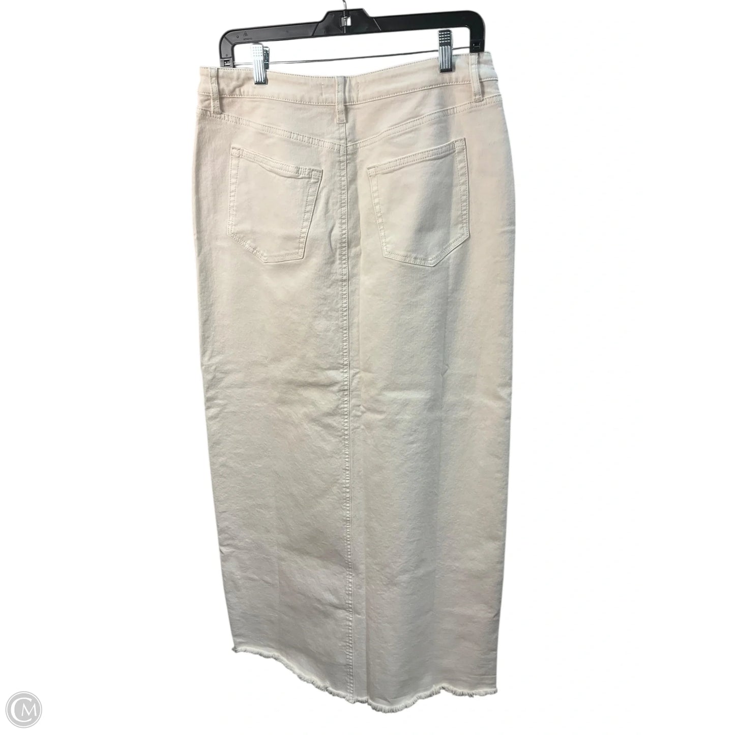 Skirt Maxi By Loft In Cream, Size: 10
